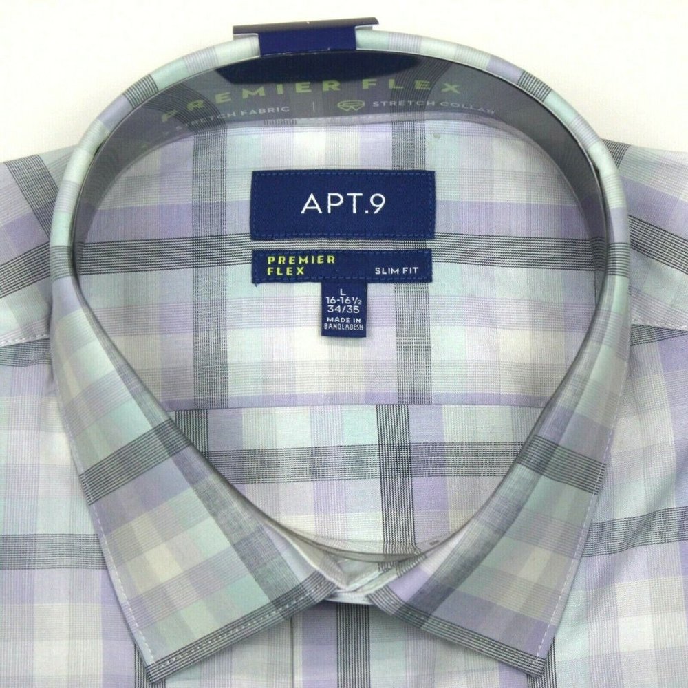Apt. 9 Slim-Fit Dress Shirt - L 16-16.5, 34/35 - Picture 3 of 3